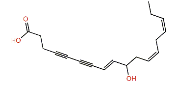 (8,12,15)-10-Hydroxyoctadeca-8,12,15-trien-4,6-diynoic acid